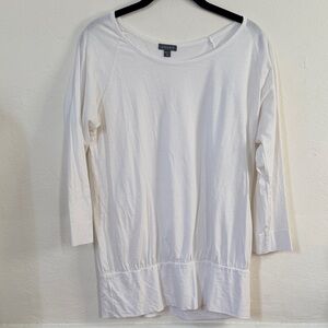 Lilla P Women's White Long Sleeve Top